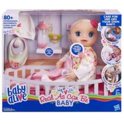 BAMBOLA BABY ALIVE REAL AS CAN BE