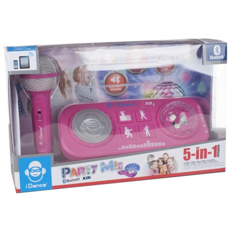PARTY MIX 5-IN-1 ROSA C/MICROFONO