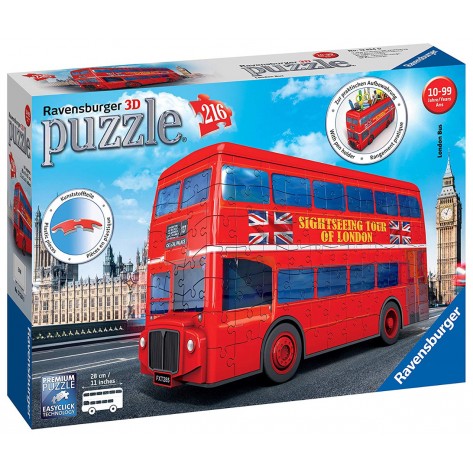 Puzzle 3d Bus di londra