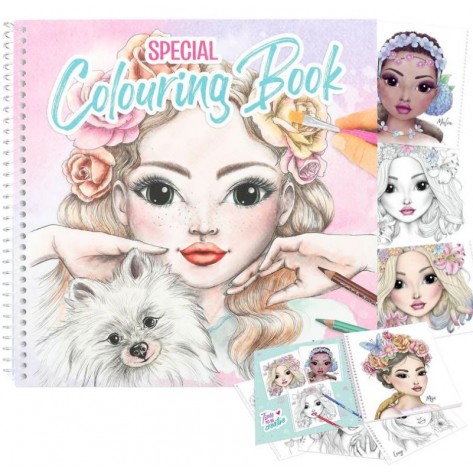 TOP MODEL SPECIAL COLOURING BOOK