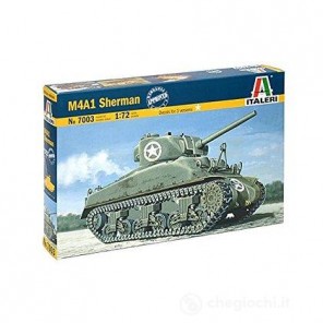 CARRO ARMATO M4A1 SHERMAN KIT 1/72